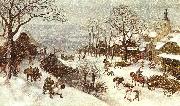 Lucas Van Valkenborch Winter oil painting on canvas